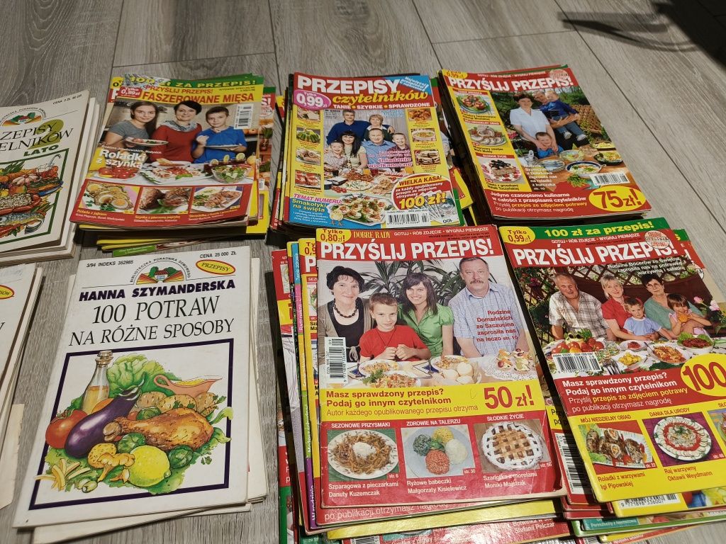 Biblioteczka Poradnika Domowego 13 szt + przyślij przepis 57 szt