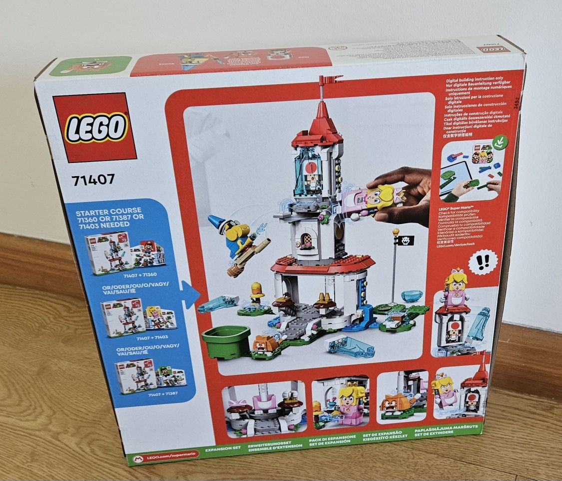 Lego 71407 Super Mario Torre Congelada e Fato de Peach Gata