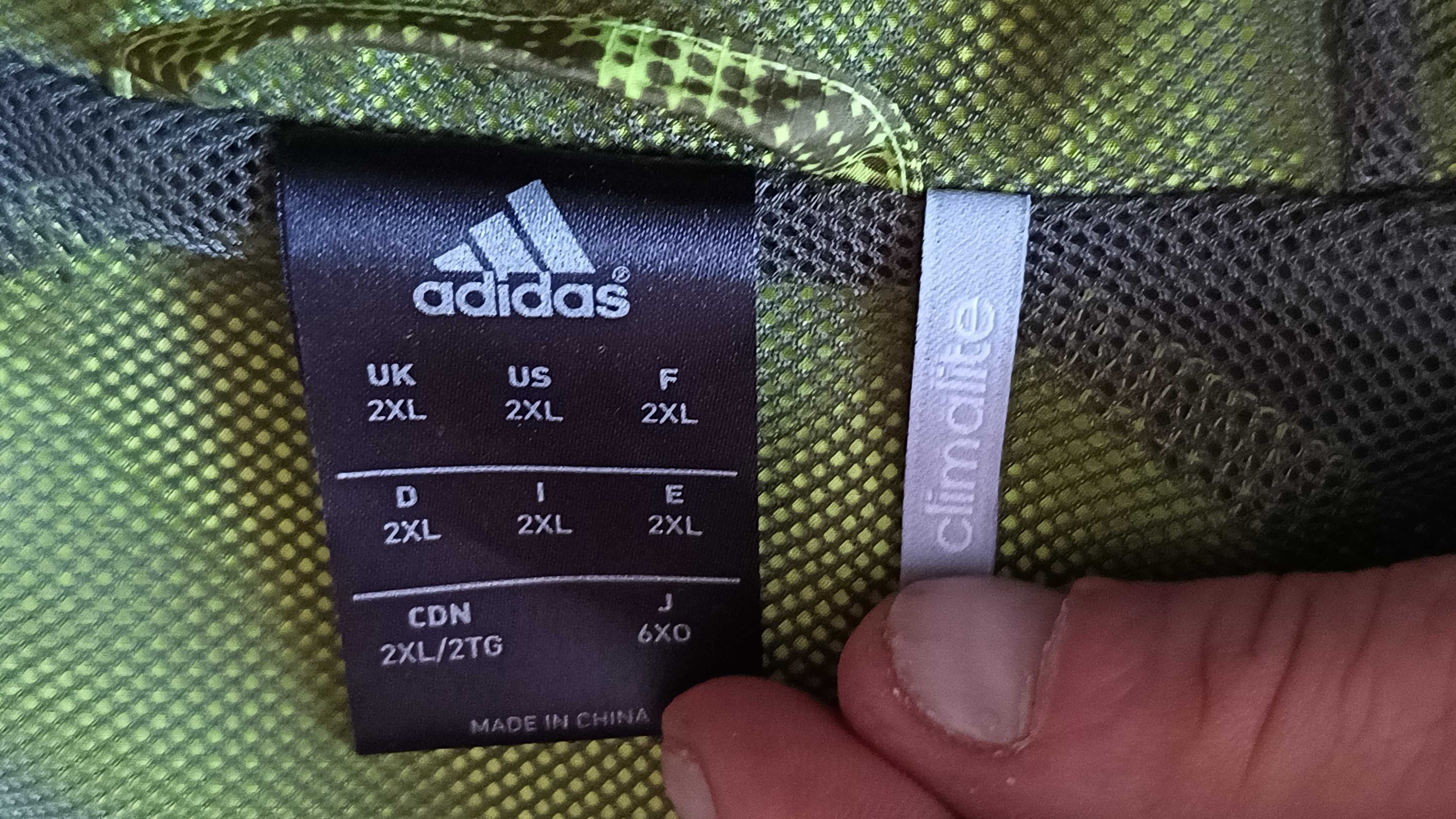 Męska kurtka ADIDAS CLIMALITE r.2XL stan idealny