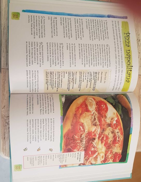 Livro Cozinhar com as crianças" capa dura Novo