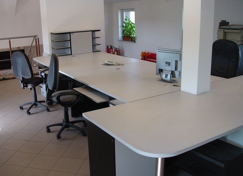 Zestaw Biurek 480 x 160 cm, do Biura, na projekty, dla Handlowców