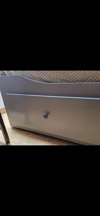 Hemnes Ikea łóżko szare jak nowe