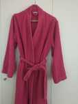 Roupao robe cor de rosa choque marca Just com bolsos.
