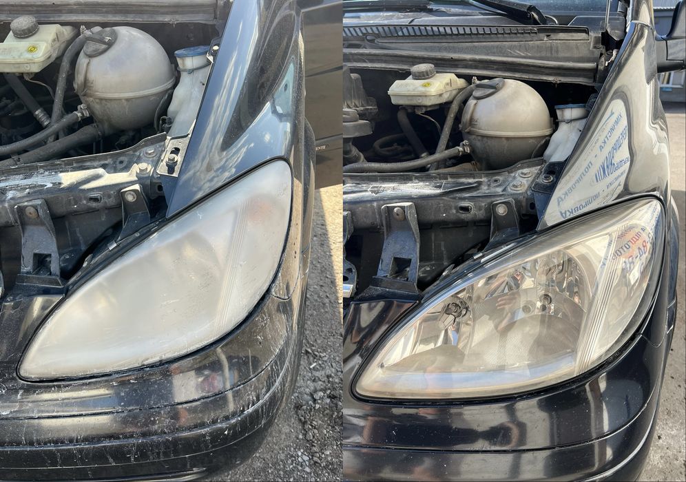 Поліровка фар, відновлення фар, фанарів