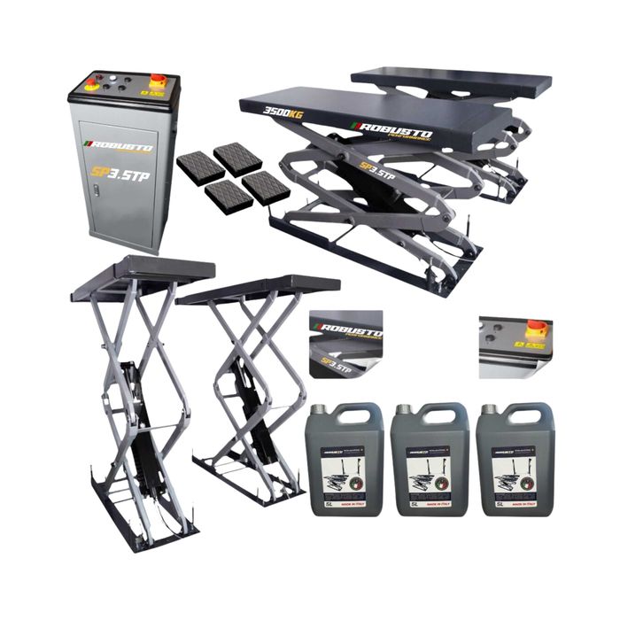 Podnośnik podposadzkowy nożycowy 3500kg 380V ROBUSTO