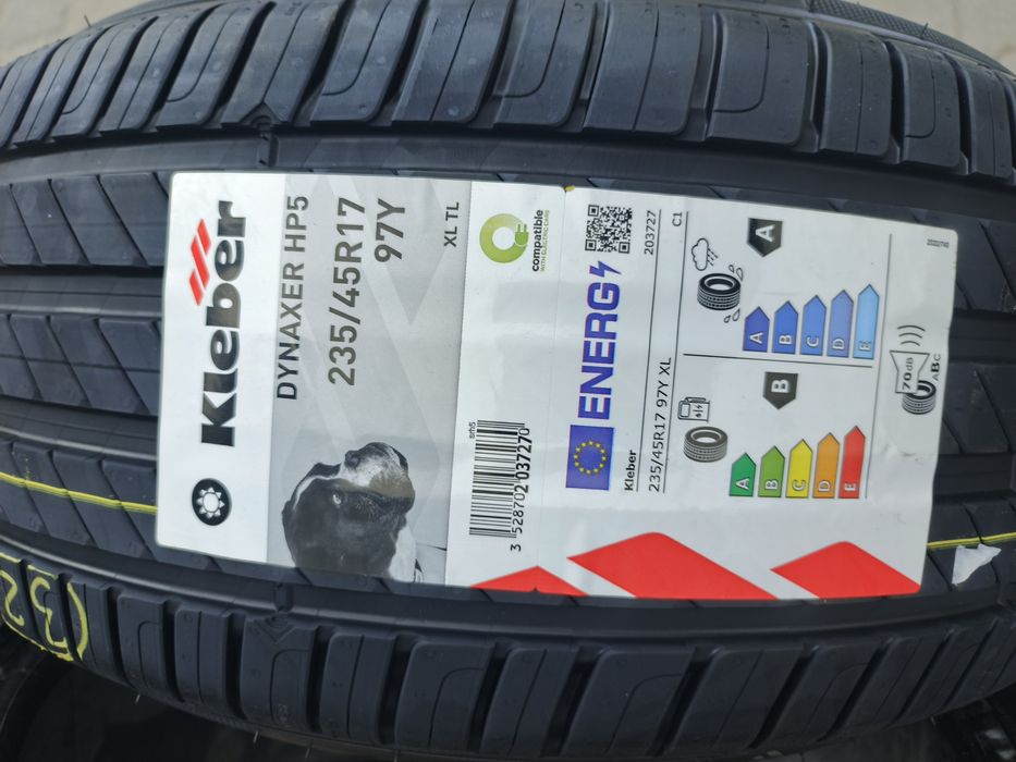 Nowe opony letnie 235/45/17 Kleber 2 sztuki 24r