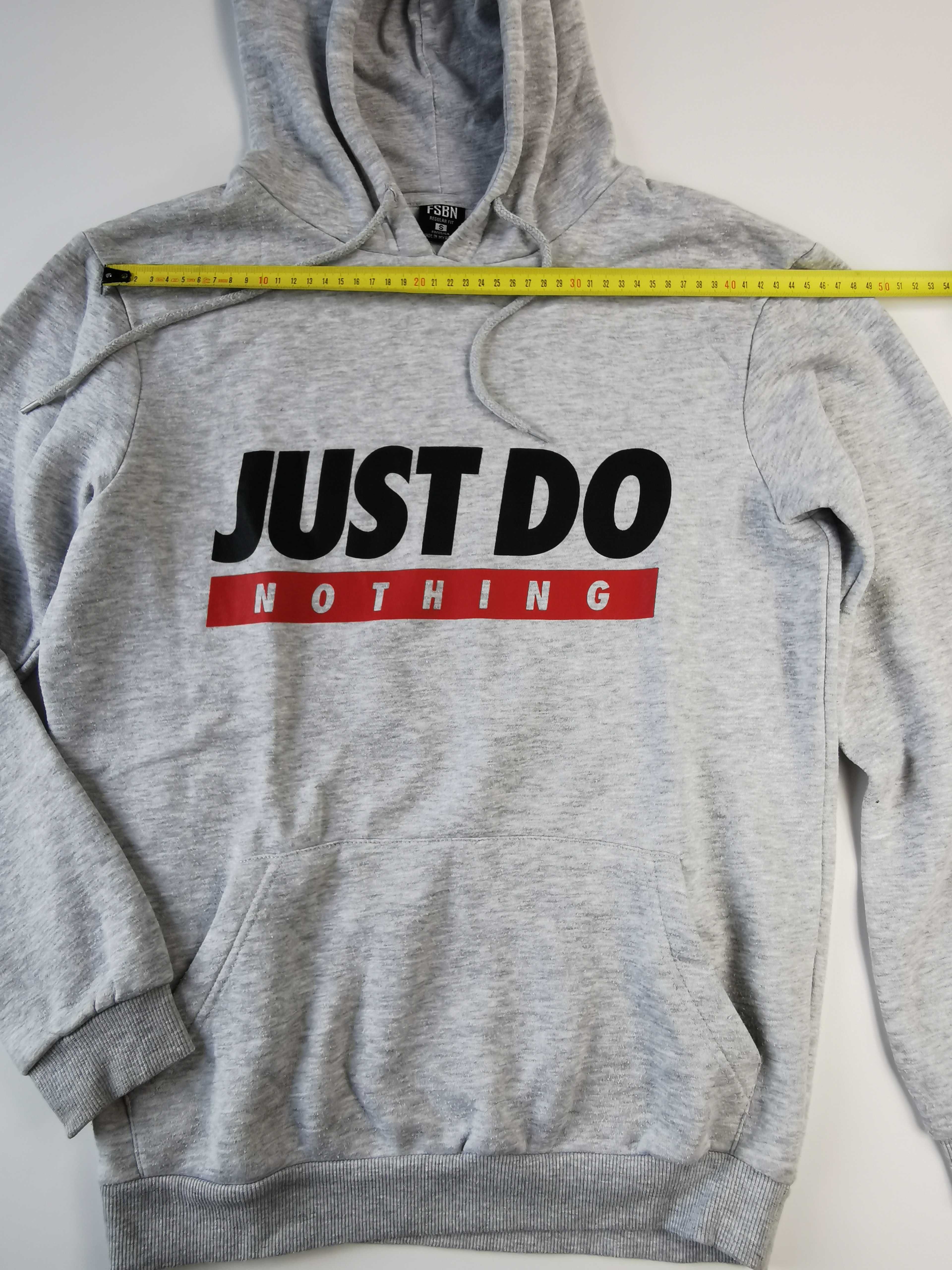 Bluza chłopięca rozm. S, Just do nothing FSBN, jak nowa