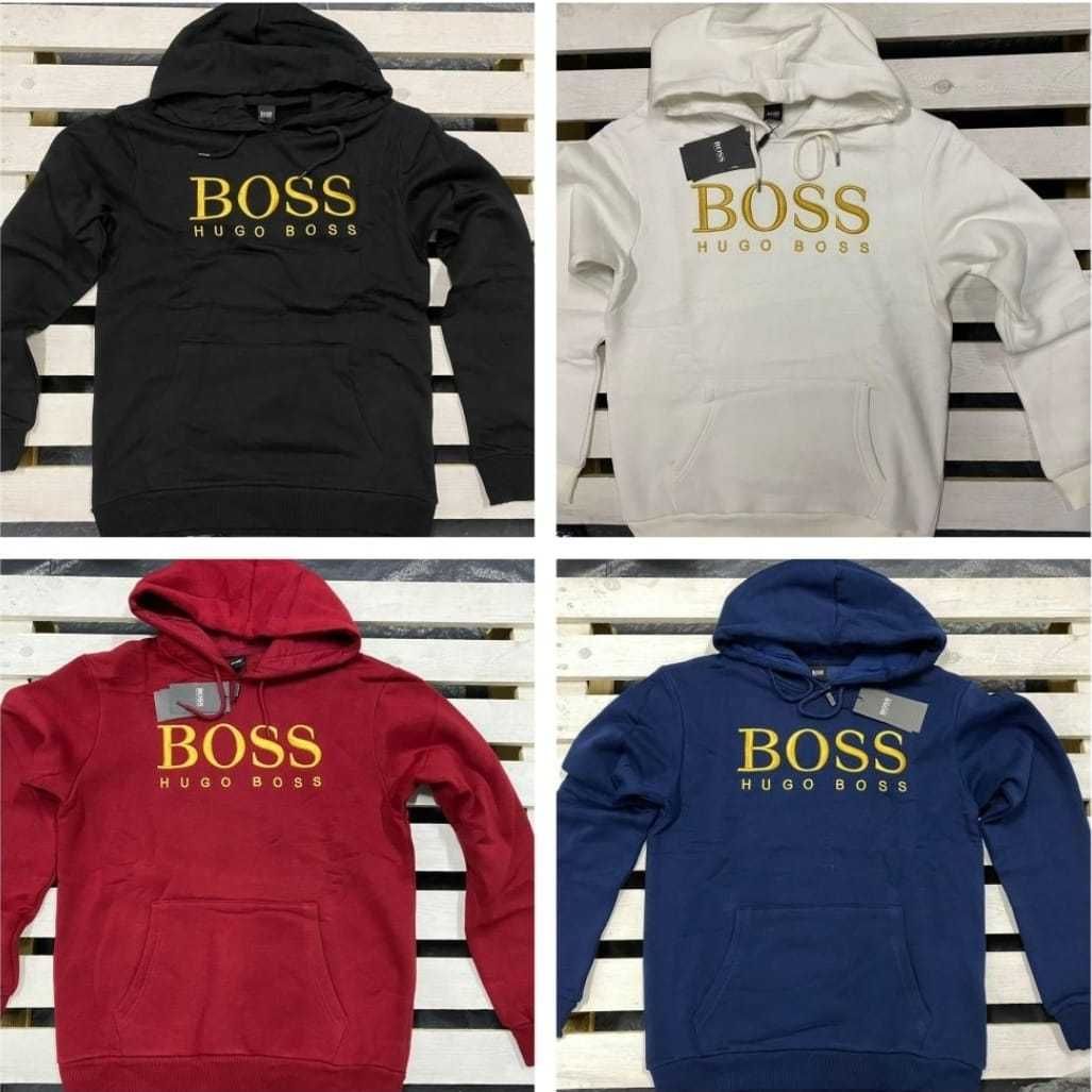 Bluza męska z kapturem Hugo Boss kolory bluzy męskie hit