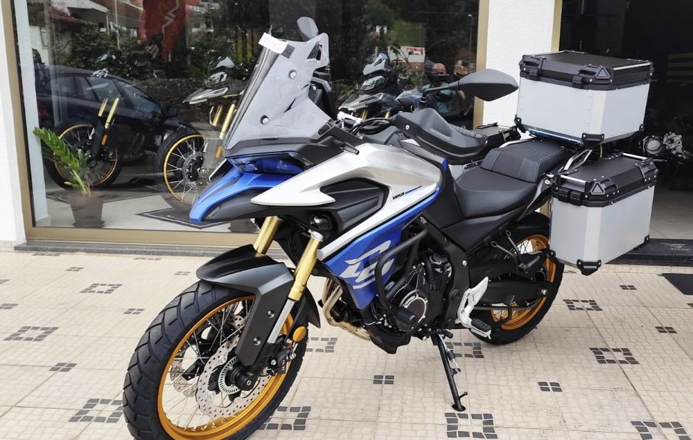 (NOVO) Malas Laterais + Top Case Alumínio Voge 525DSX