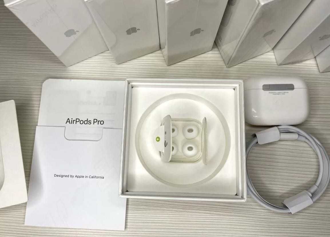 Безпровідні airpods Pro Airoha 1в1 без шумоподавління + чохол