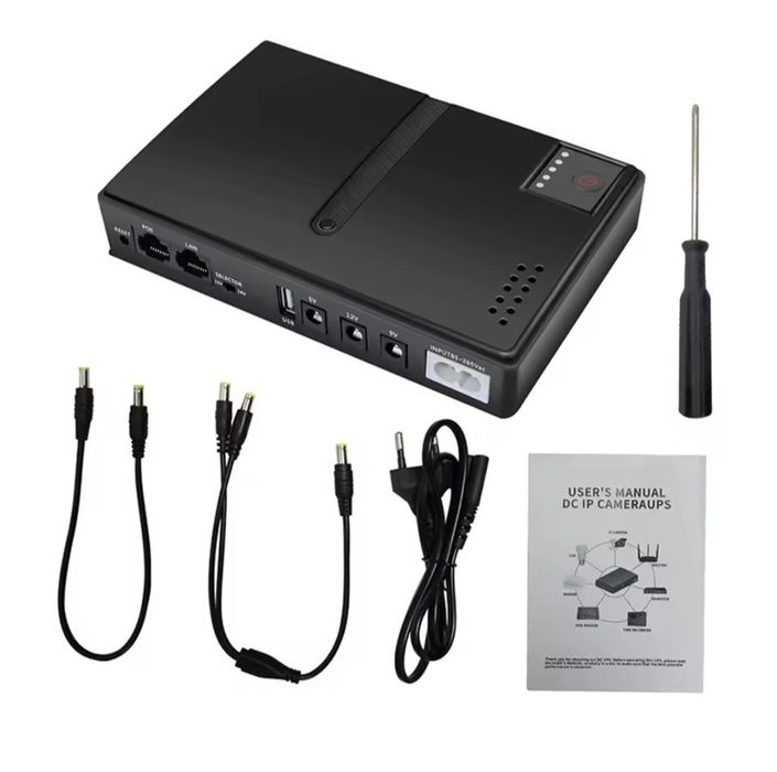 ДБЖ для роутера DC1018L джерело безперебійного живлення 5/9/12v