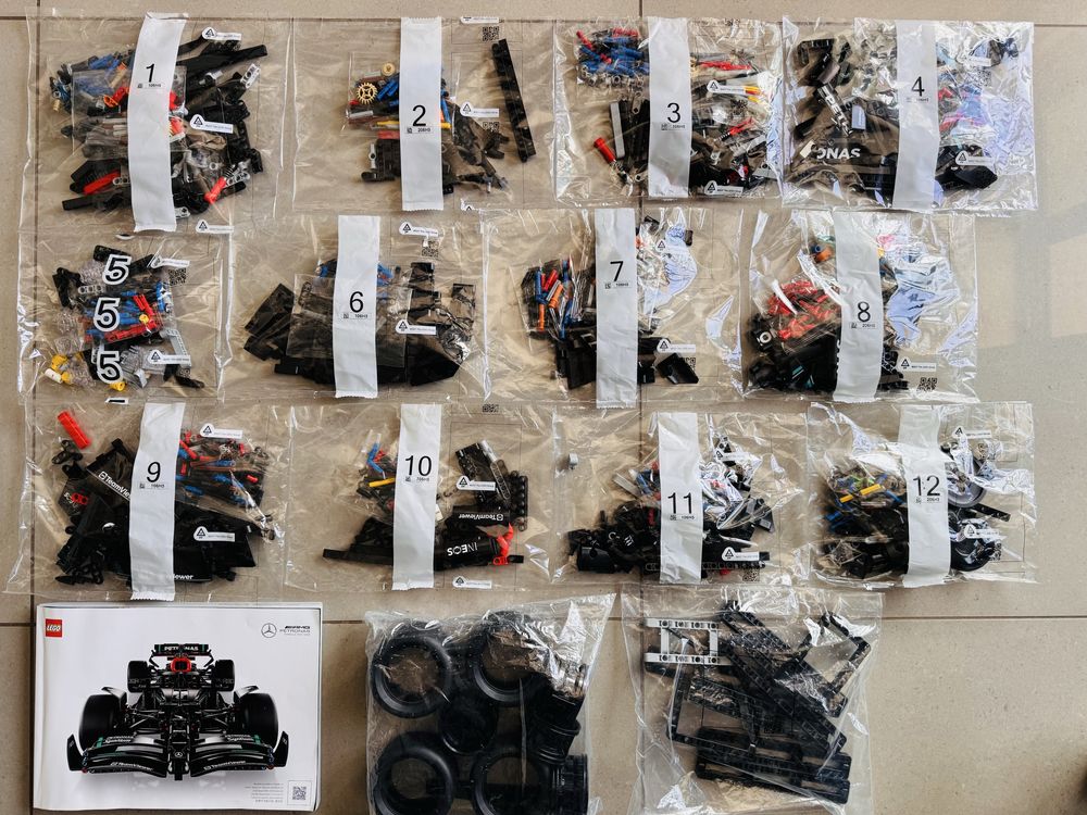 Klocki w workach LEGO 42171 Technic Mercedes-AMG F1 W14 E Performance