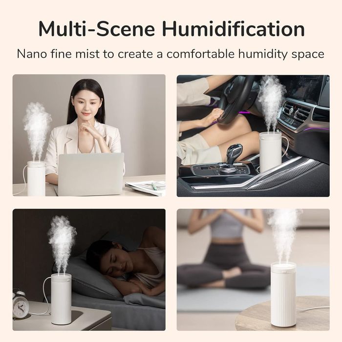 JISULIFE Osobisty mały nawilżacz, mini rozmiar i przenośny