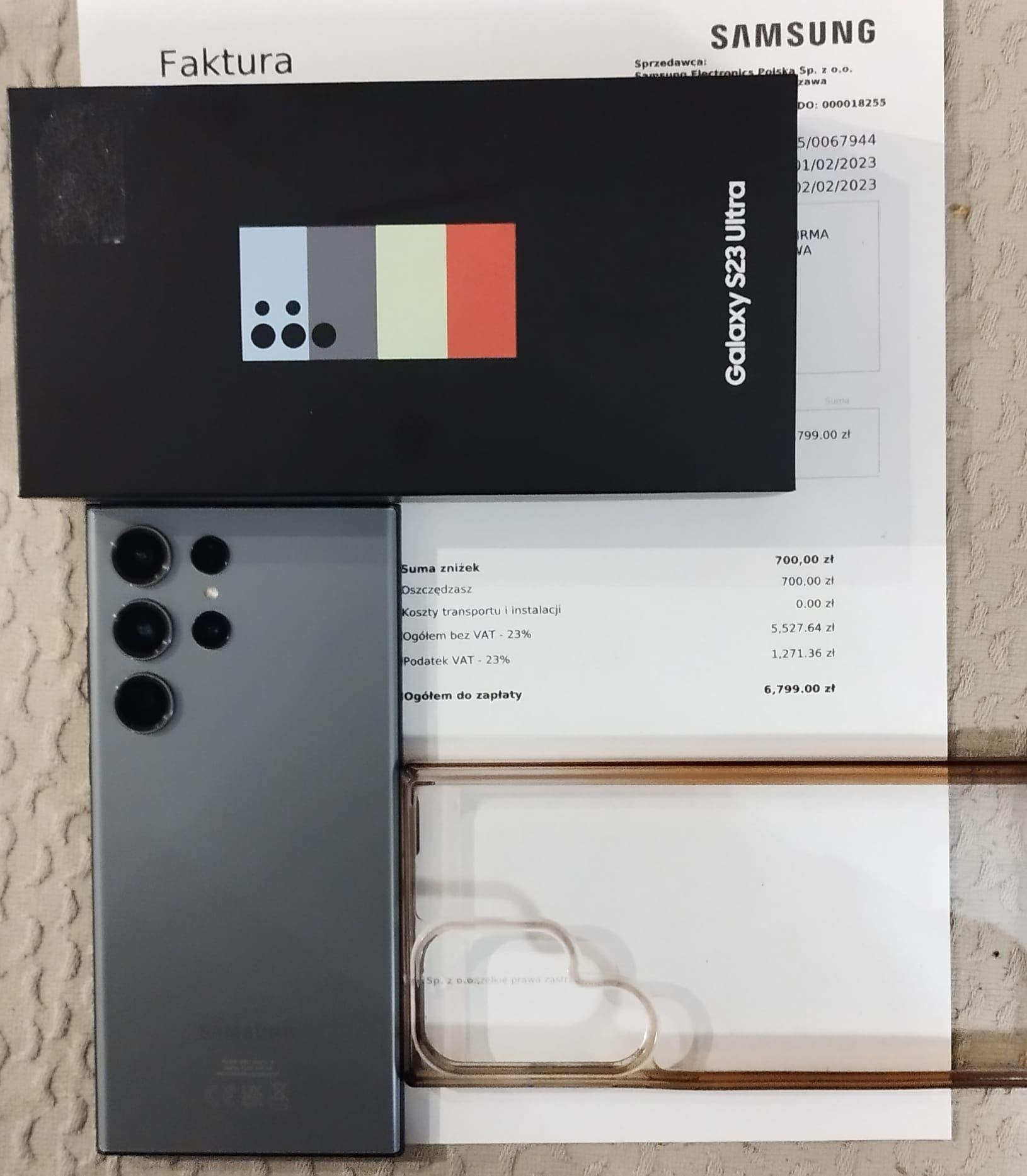 Samsung S23 ultra 512Gb. Limitowany kolor stalowy  Stan idealny