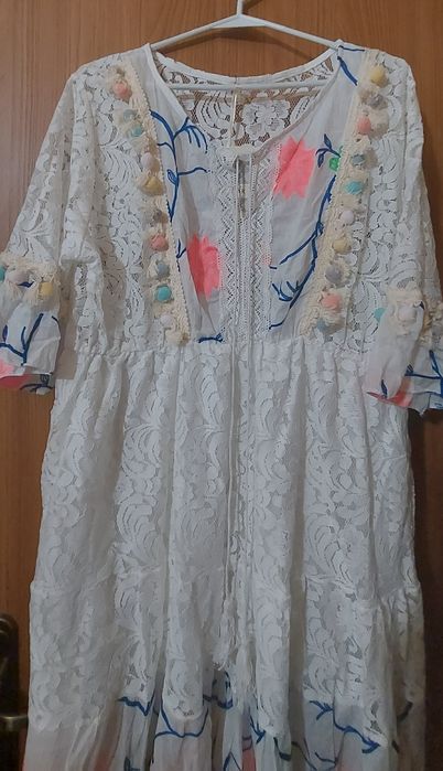 Śliczna włoską sukienka Boho.