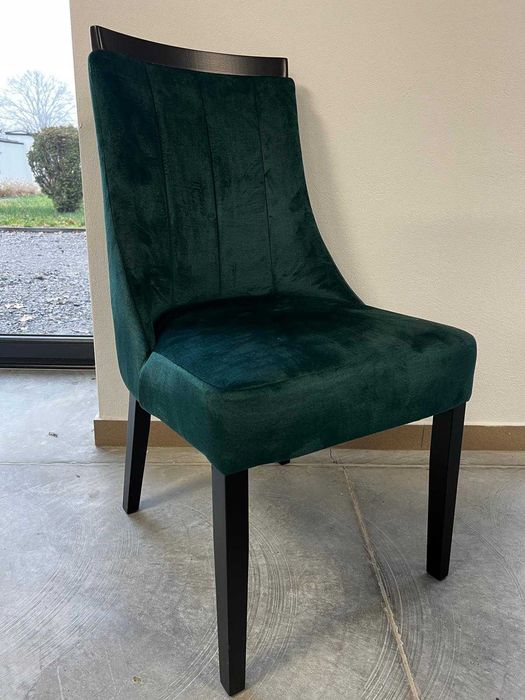 Krzesła tapicerowane drewniane do kuchni jadalni salonu krzesło