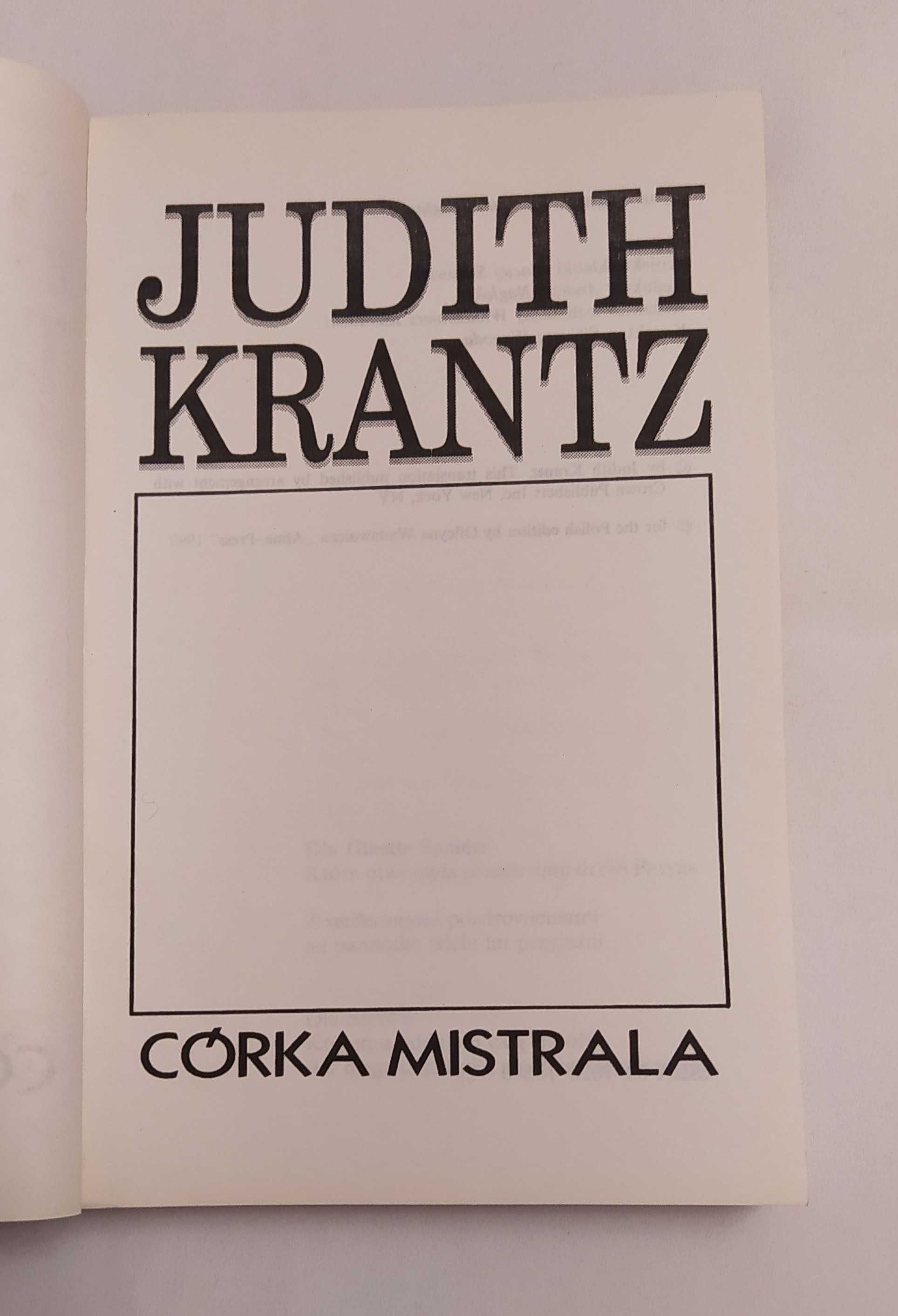 CÓRKA MISTRALA – Judith Krantz