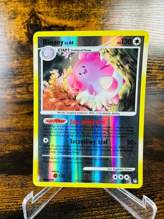 Blissey 5/123 Reverse Diament Perła Tajemne Skarby PL Karta Pokemon