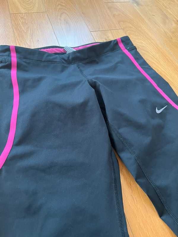 Nike Running legginsy spodnie do ćwiczeń do kolan 36