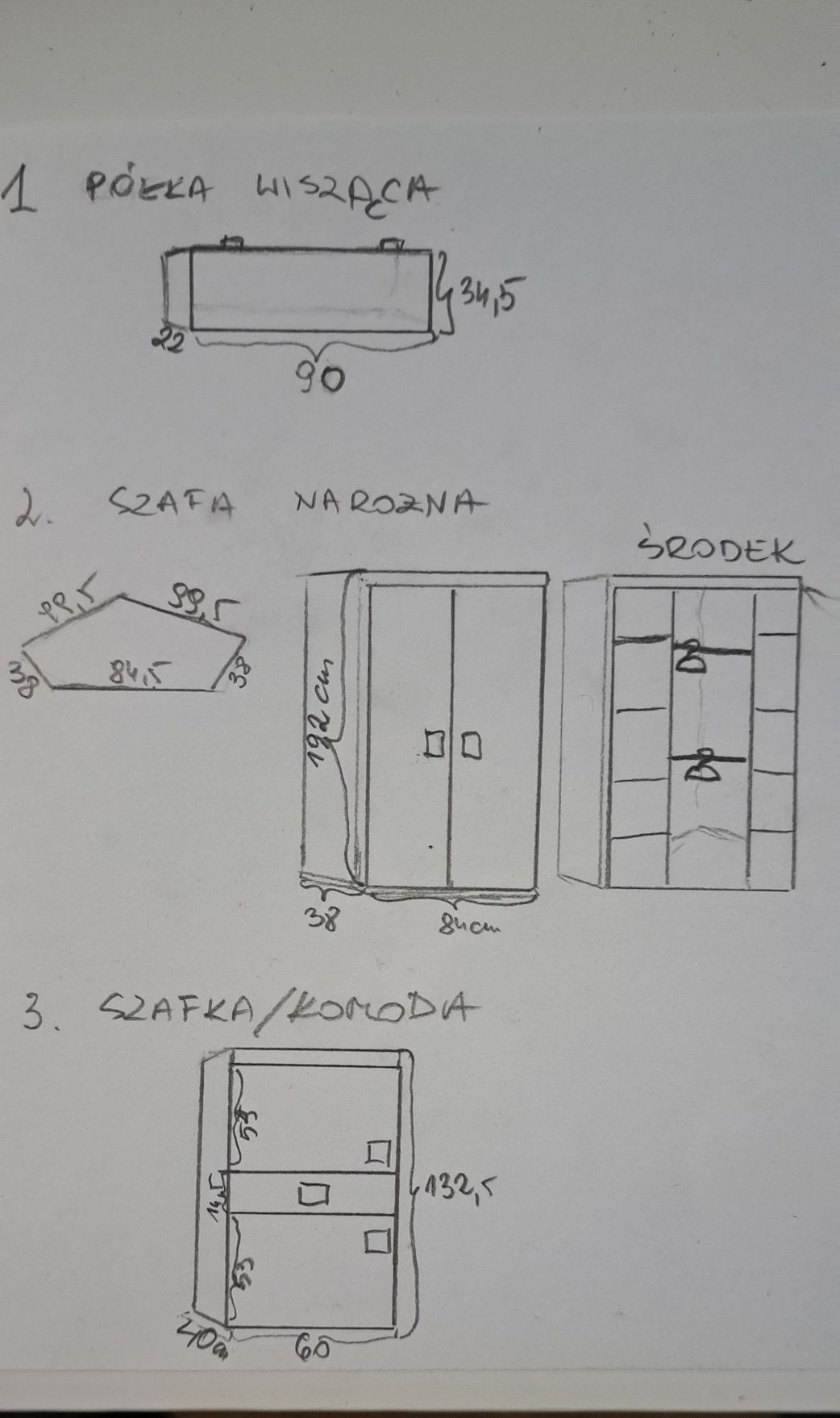 Zestaw mebli młodzieżowych