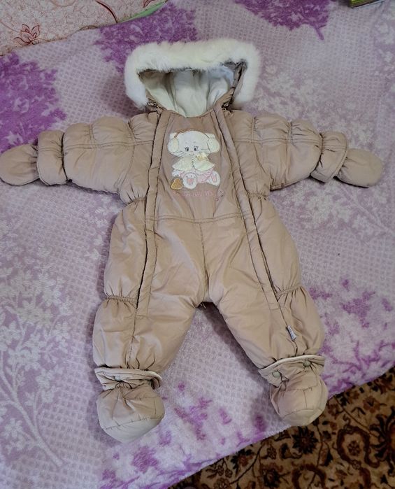 Комбінезон натуральне хутро 74 розмір