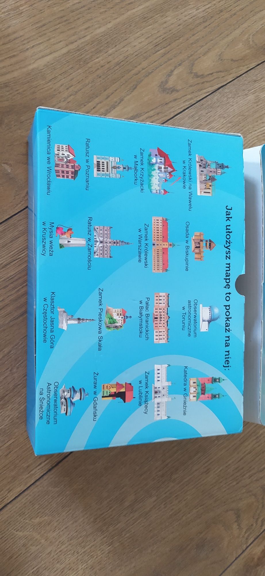 Puzzle mapa Polski 45 elementów