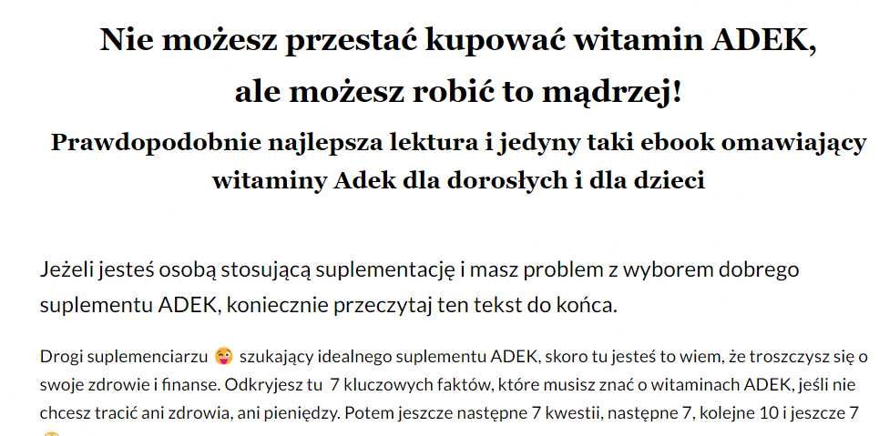 Witaminy Adek – 7 Rzeczy Które Musisz O Nich Wiedzieć. Od Praktyka.