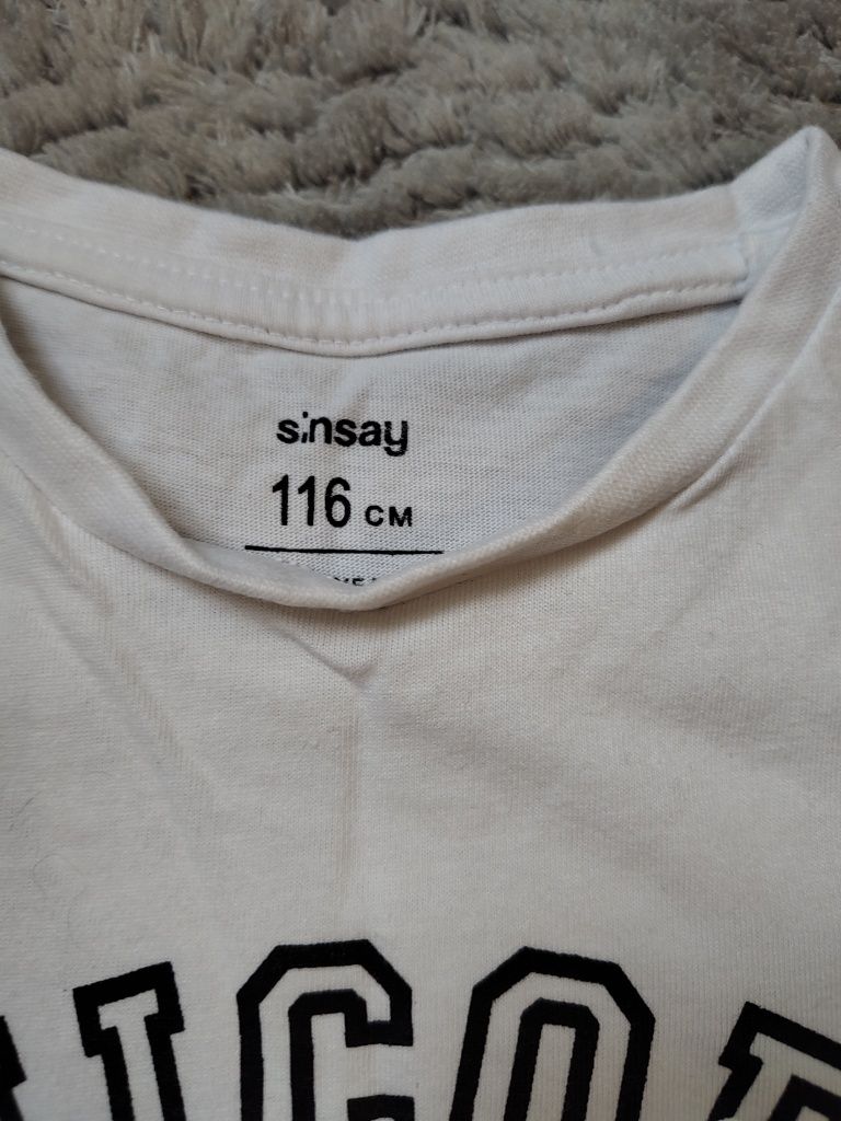 Bluzka z jednorożcem Sinsay 116cm/6lat koszulka bawełniana