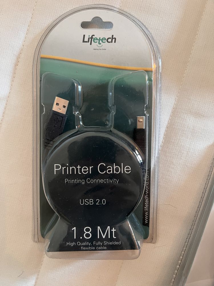 Cabo para impressora (usb) 1,8 metros
