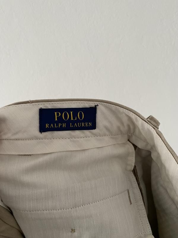 Бежевые брюки polo ralph lauren classic fit