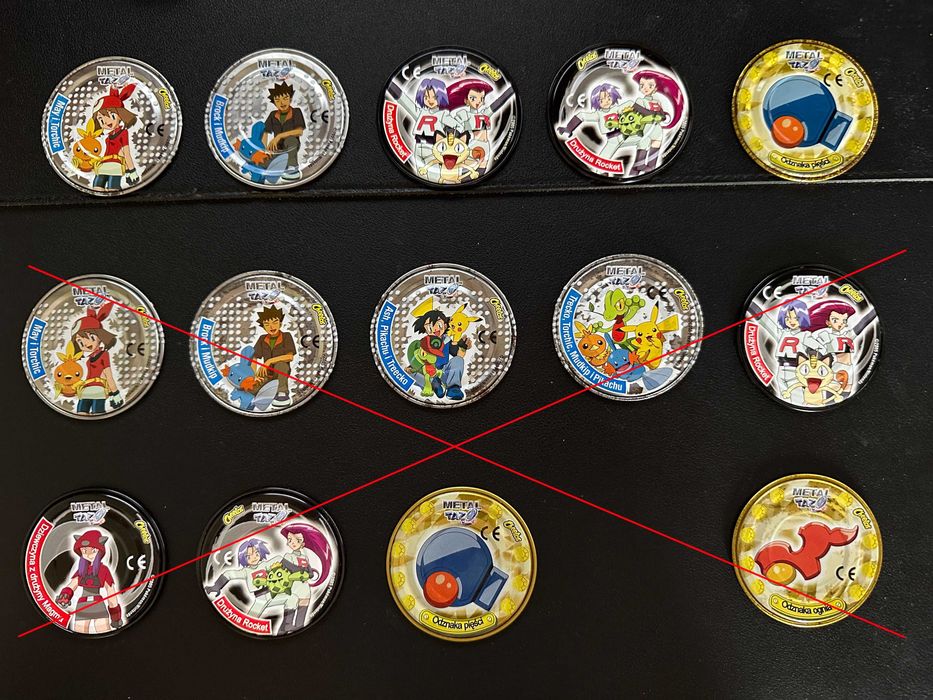 Pokemon Metal Tazos Advanced Big Set 2