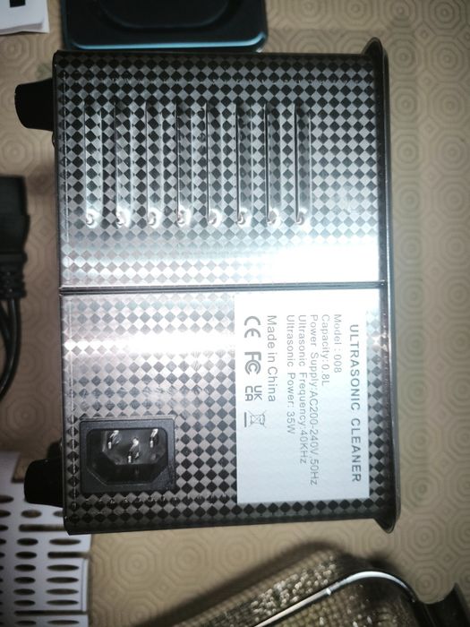 Máquina limpeza ultrasons 0.8L