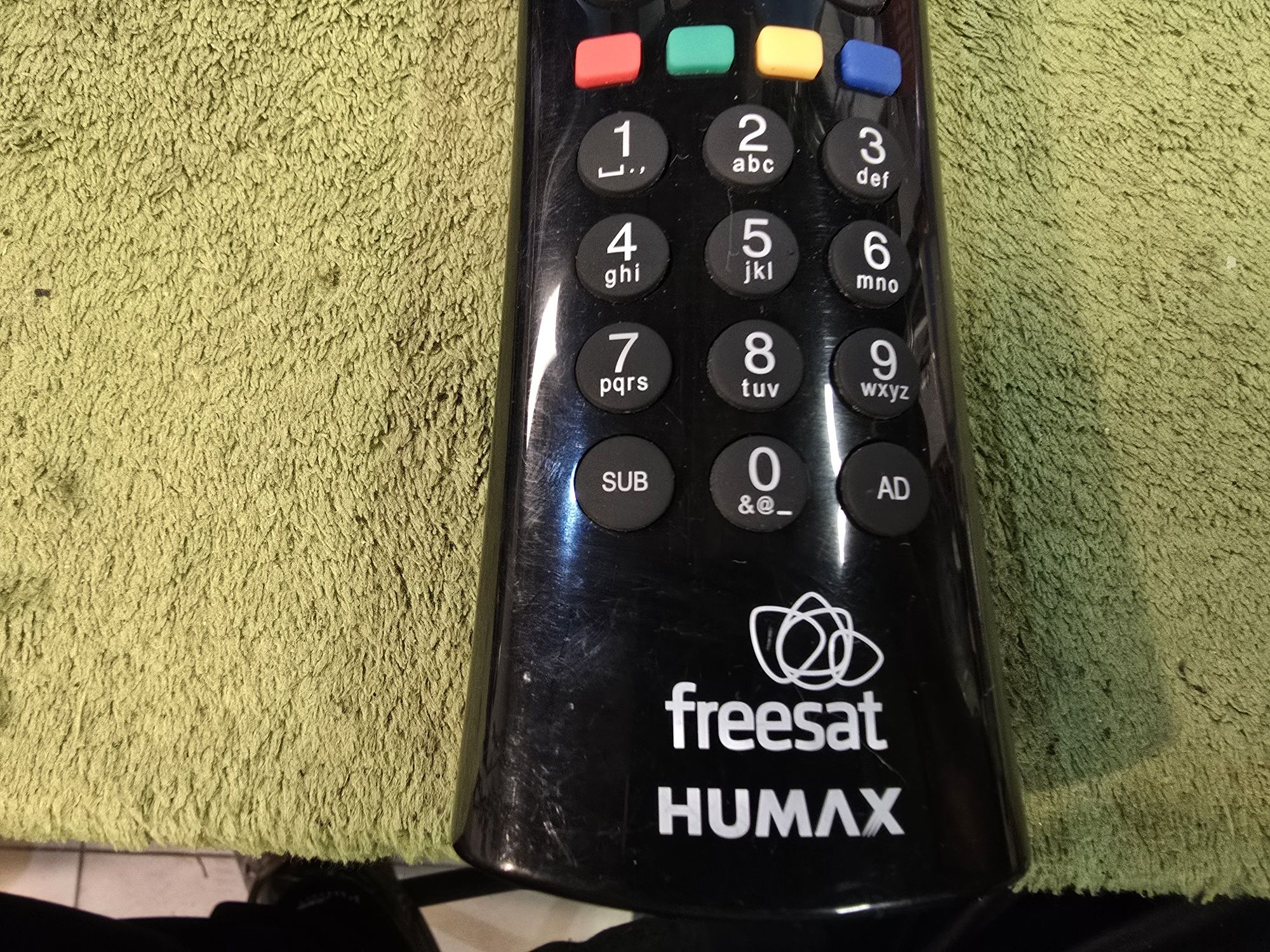 HUMAX Freesat oryginalny pilot zdalnego sterowania.