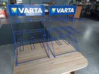 Дисплей торговый настольный витрина с крючками Varta