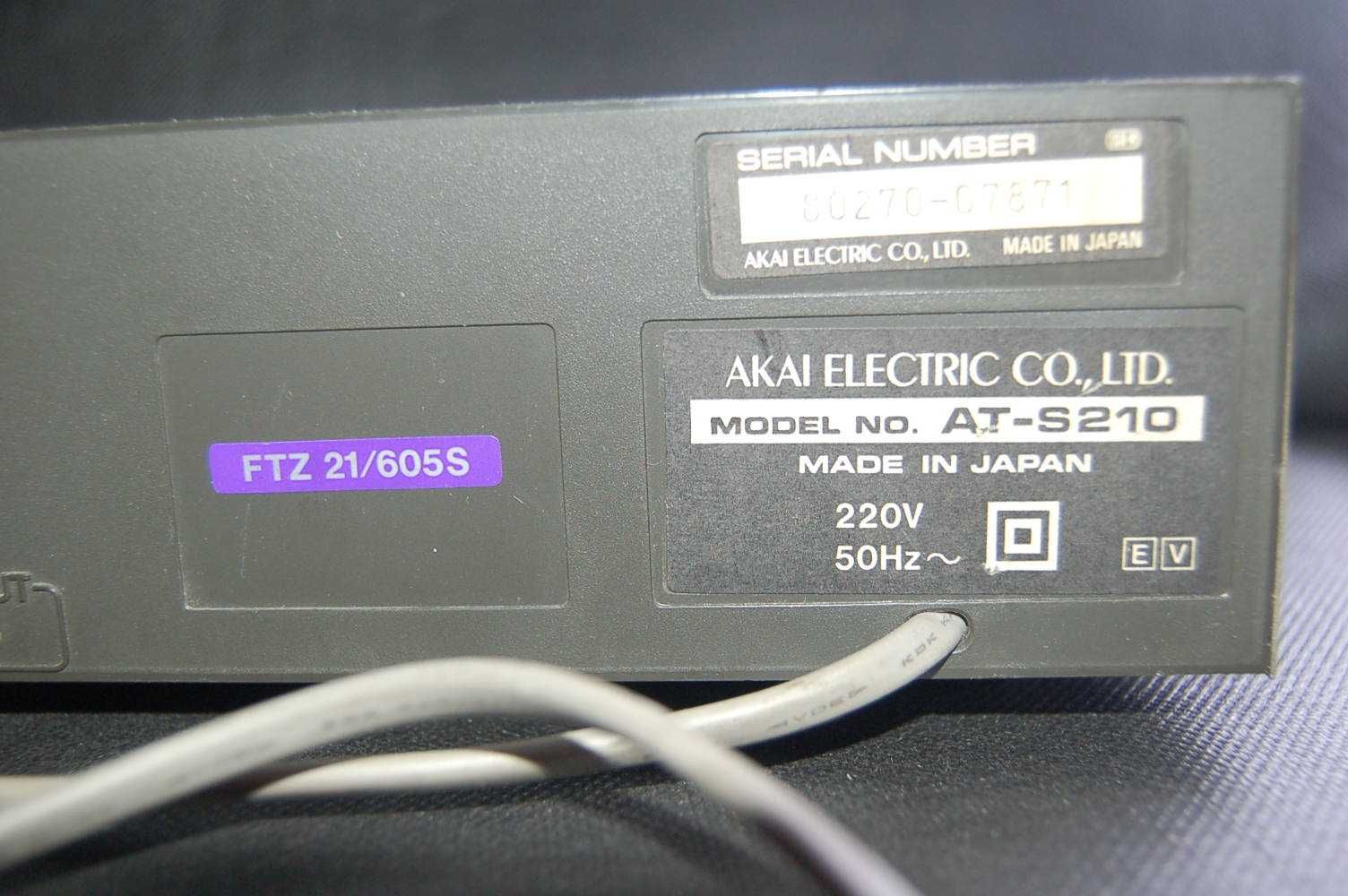 Radia Tuner Akai AT-S210 Japan