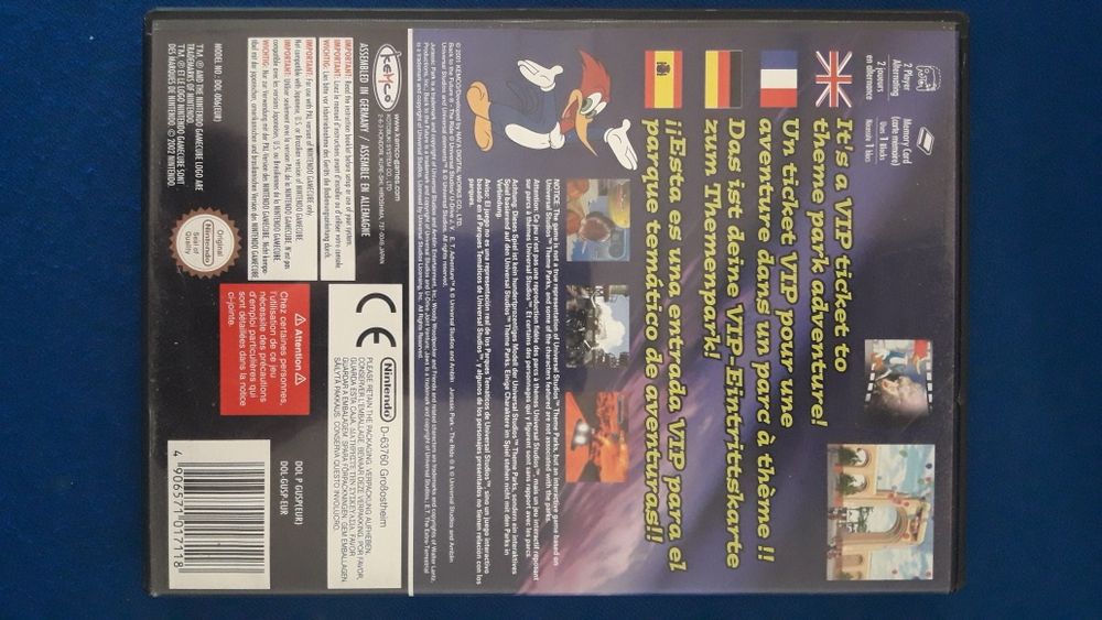 Jogo Nintendo Gamecube - Universal Studios Theme Parks Adventure