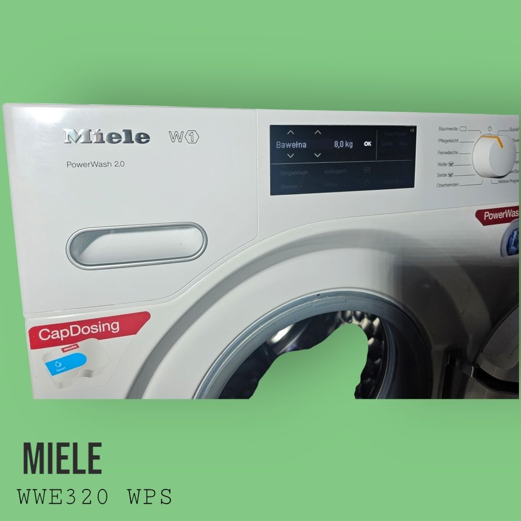 Pralka Miele WWE320 WPS; Polskie Menu