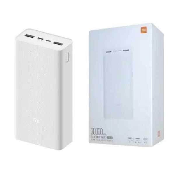 Xiaomi Mi Power Bank 3 30000mAh USB-C 18W QC 3.0 Fast Charge УМБ White