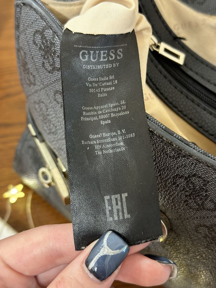 Сумка guess шкіряна жіноча
