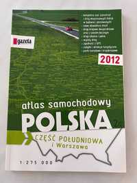 Atlas samochodowy Polska południowa i Warszawa