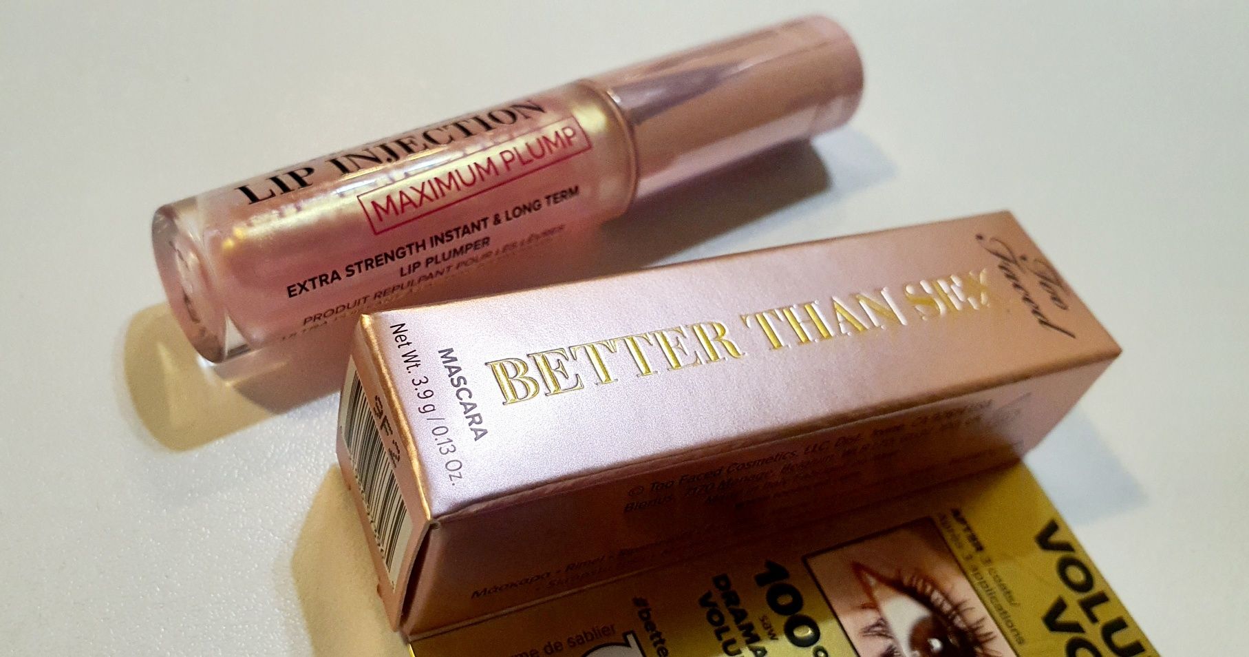 Too Faced_tusz i błyszczyk_NOWE