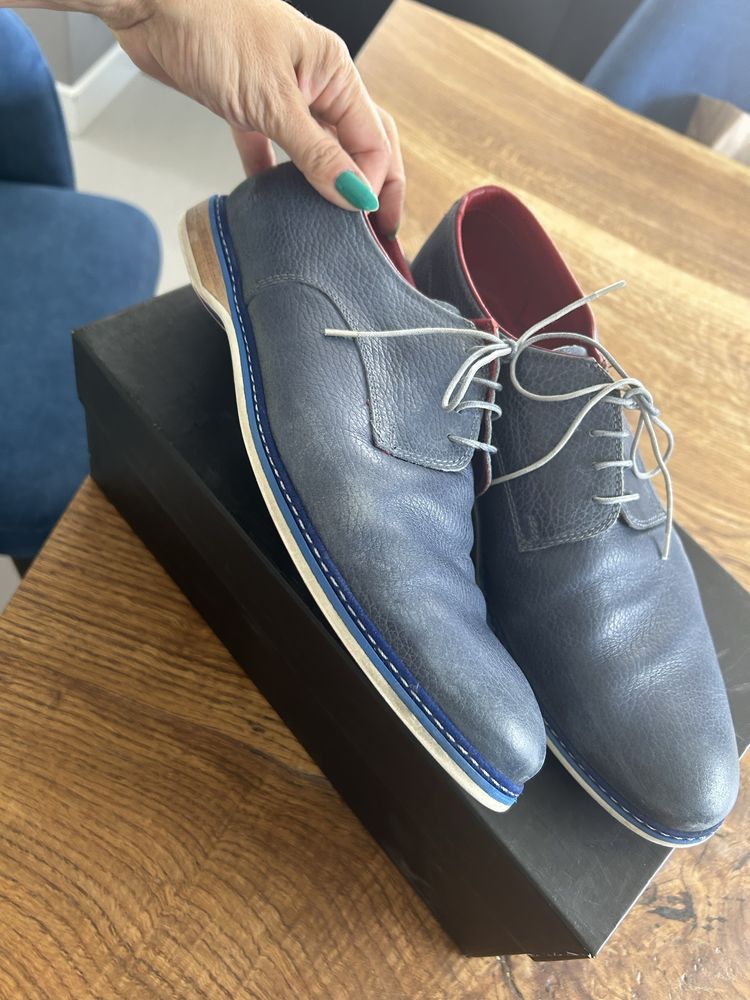Buty męskie sznurowane Koil niebieskie oryginalne