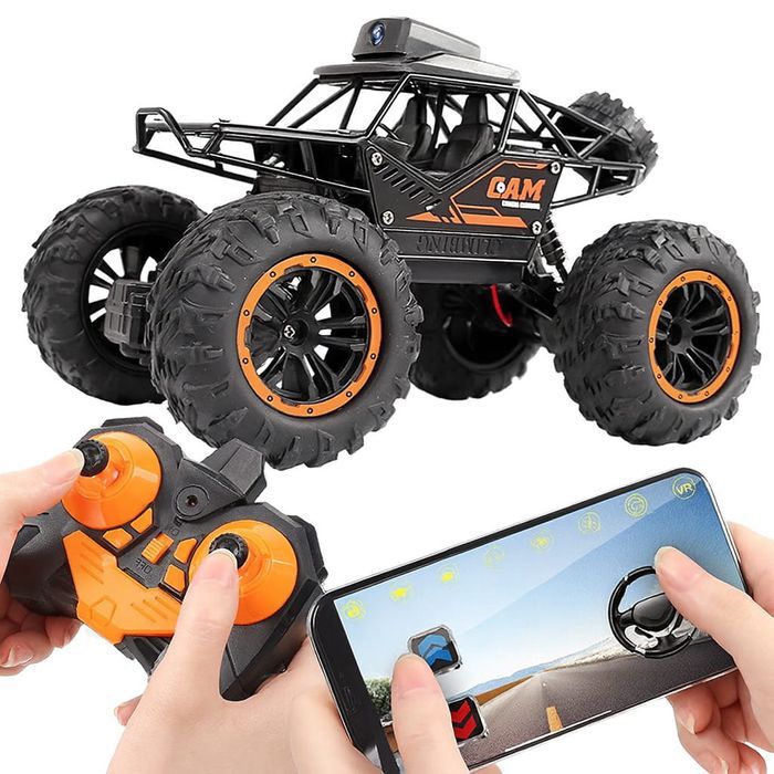 Samochód Terenowy Auto Z Kamerą Zdalnie Sterowany Cross Nagrywa