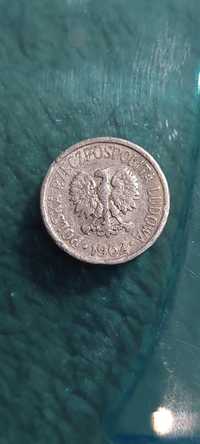 Moneta  PRL - 5 groszy 1962 bez znaku mennicy