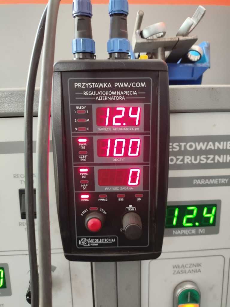 Stanowisko testowania alternatorów rozruszników stół probierczy STA-2