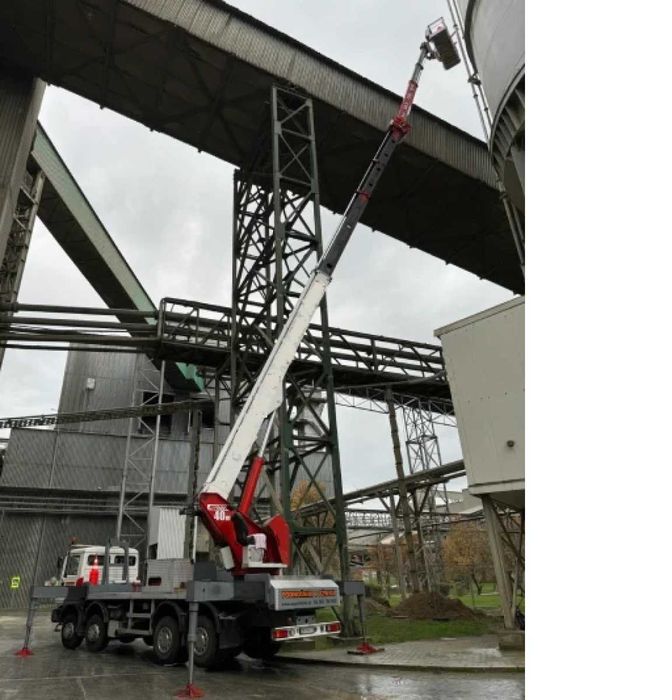 Przycinka gałęzi drzew Czyszczenie działek Rębak Podnośnik 40m 18m