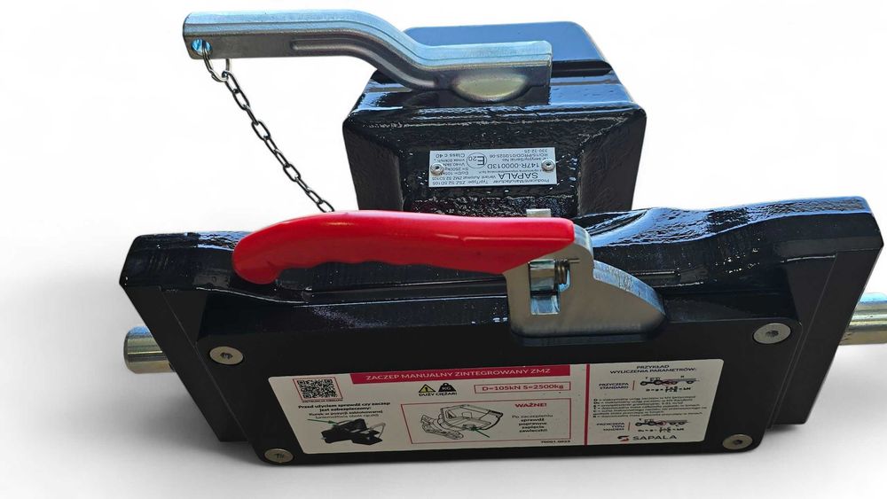 Zaczep manualny zintegrowany John Deere, MF, Valtra, Case, Fendt