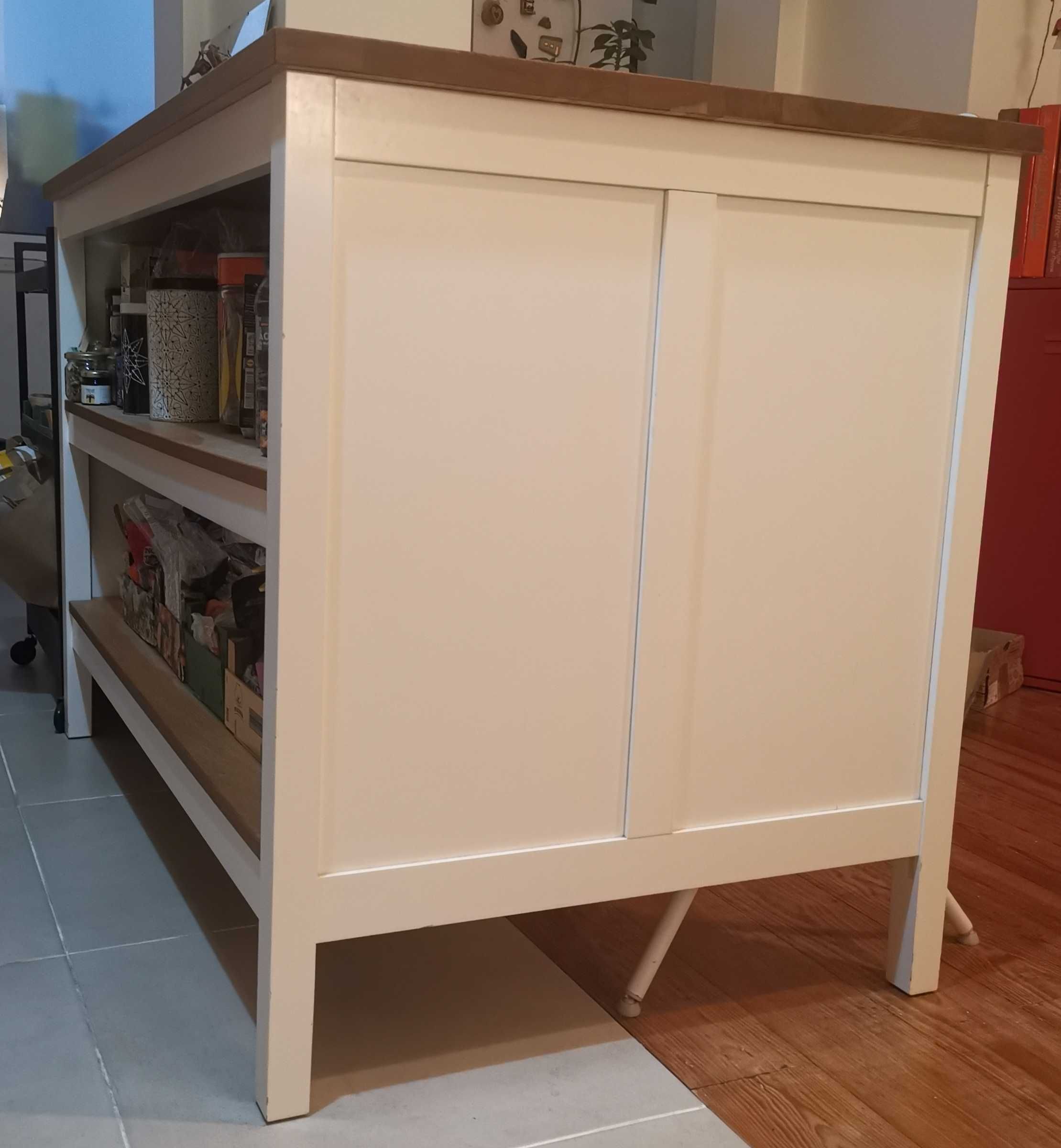 Mesa/ilha de cozinha IKEA TORNVIKEN branca