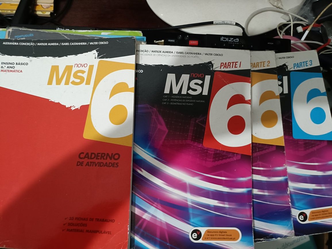 Vendo livros escolares do 6.ano
