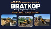 Usługi Koparko-Ładowarką / Prace Ziemne / Koparka / WOLNE TERMINY